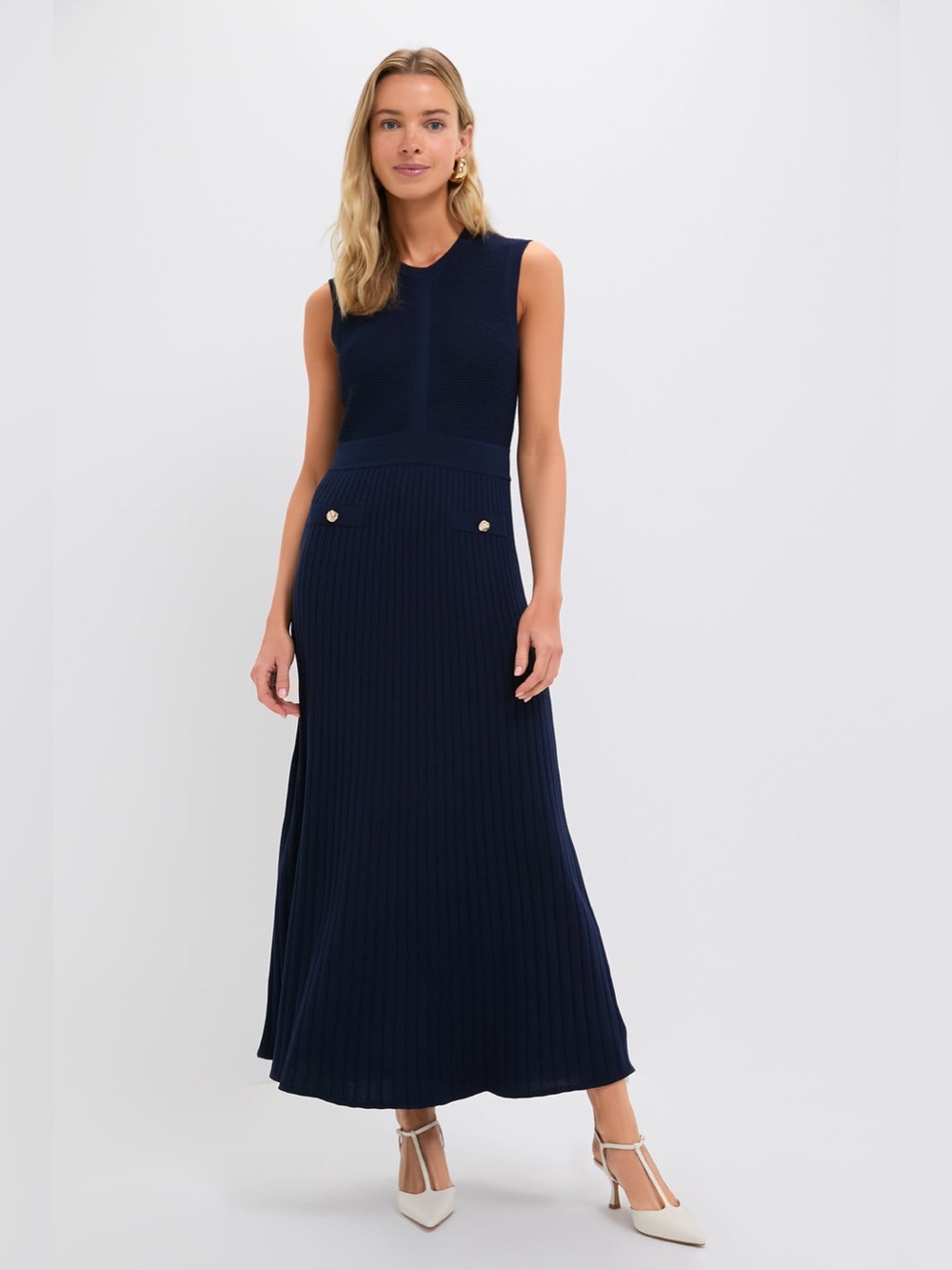 Pomander Place Navy Knit Gemma Dress Size Small Tuckernuck Sweater Dress